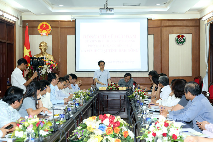 Phó Thủ tướng Vũ Đức Đam làm việc tại Đắk Nông ảnh 1